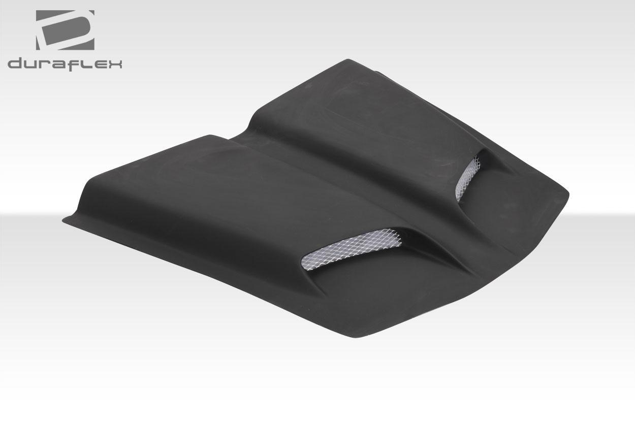 Universal Duraflex Feed Dual Ram Air Hood Scoop - 1 Piece - Image 5