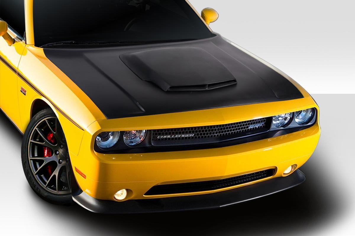 2008-2023 Dodge Challenger Duraflex TA Look Hood - Image 2