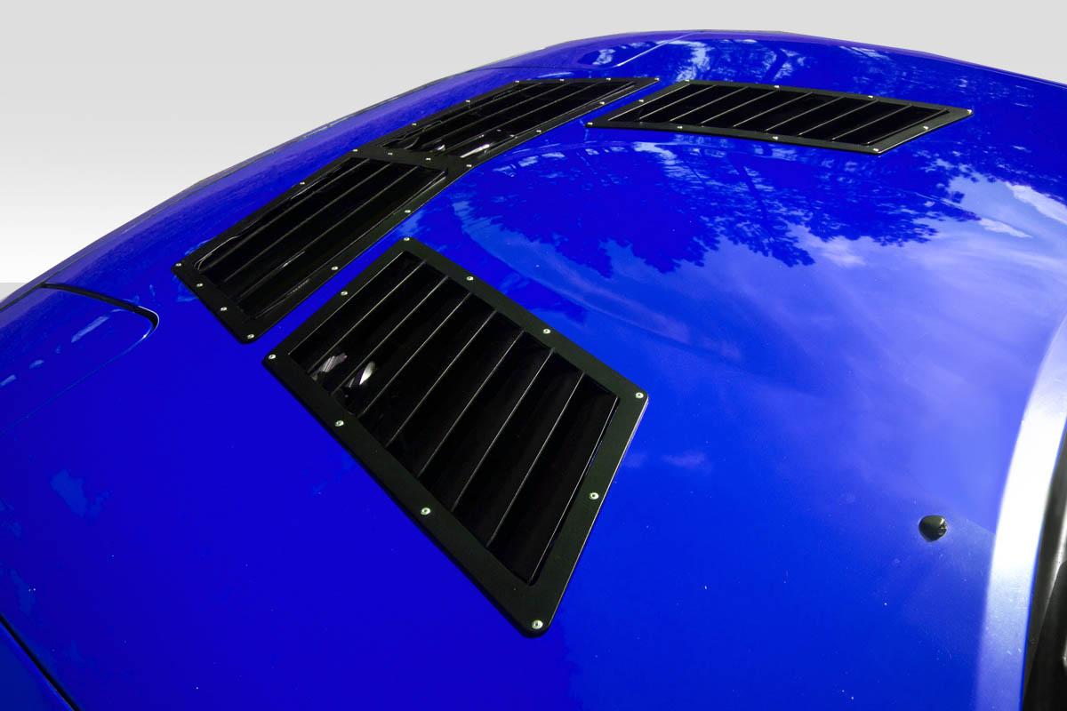 Universal Duraflex Trackstar 1 Hood Vents - 3 Piece - Image 2