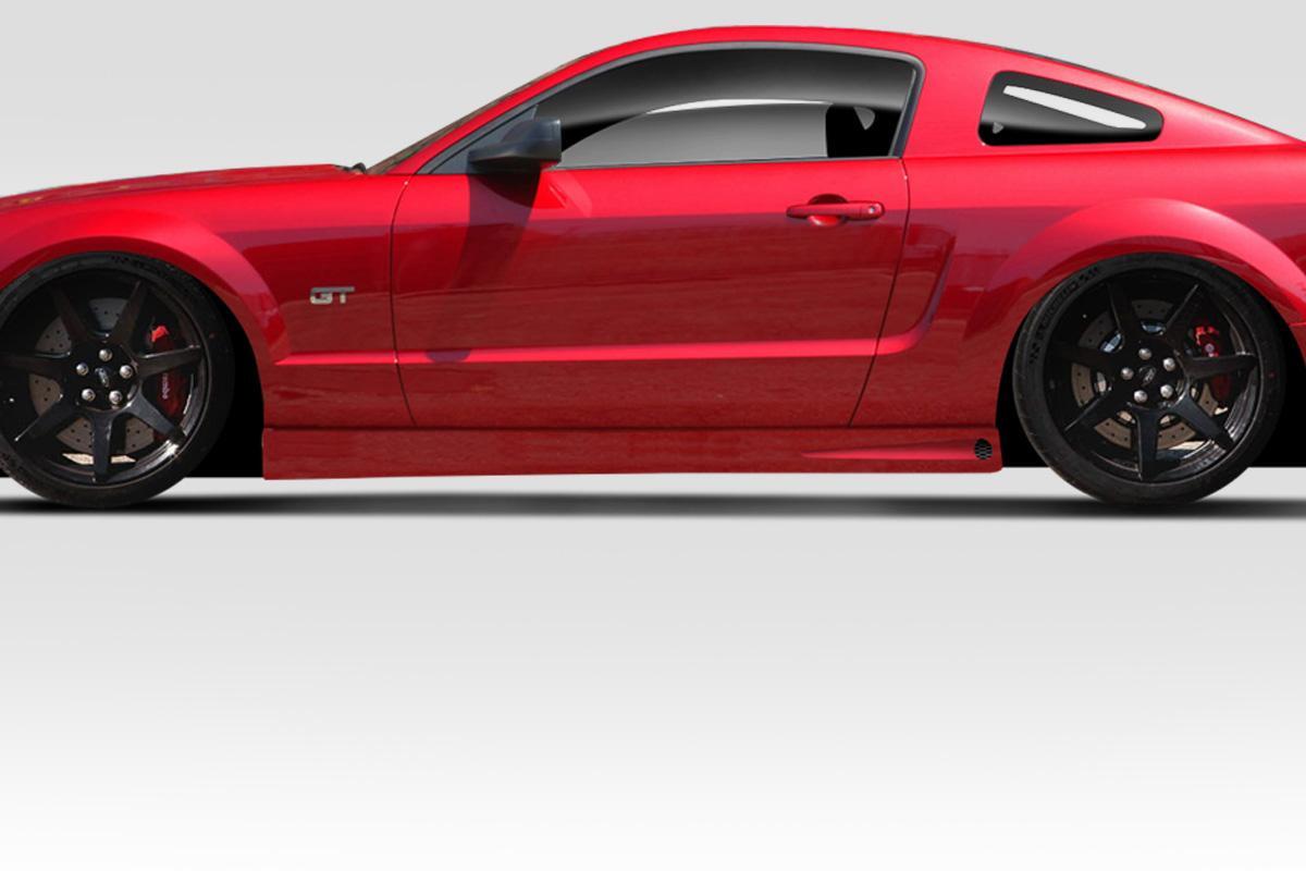 2005-2009 Ford Mustang Duraflex Blits Side Skirts - Image 1
