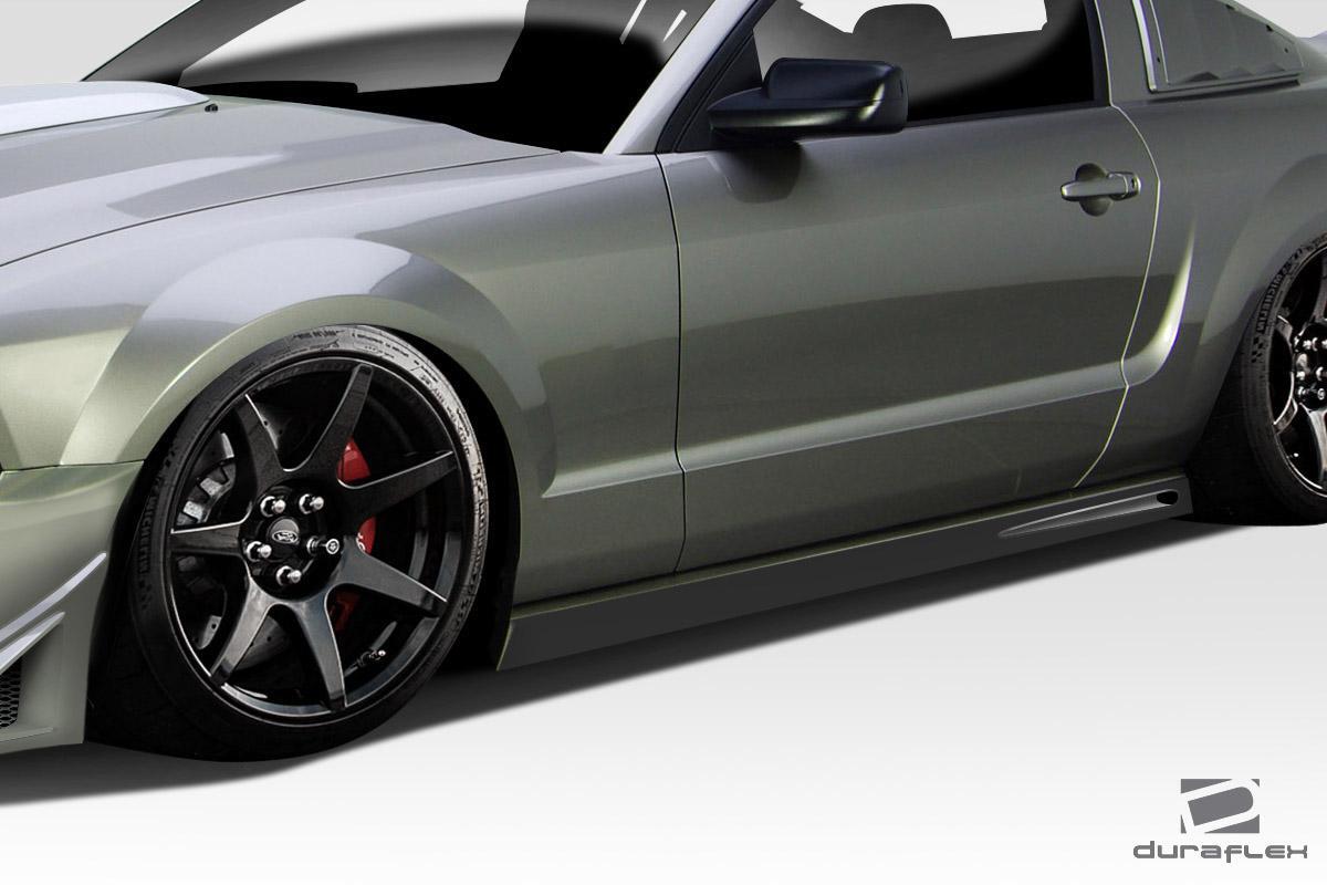 2005-2009 Ford Mustang Duraflex Blits Side Skirts - Image 2