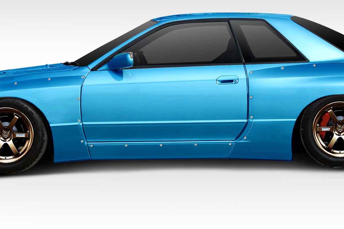 1989-1994 Nissan Skyline Duraflex TKO RBS Side Skirts - Image 1