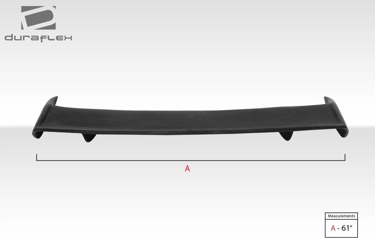Universal Duraflex Ultra Power Wing Spoiler - 1 Piece - Image 8
