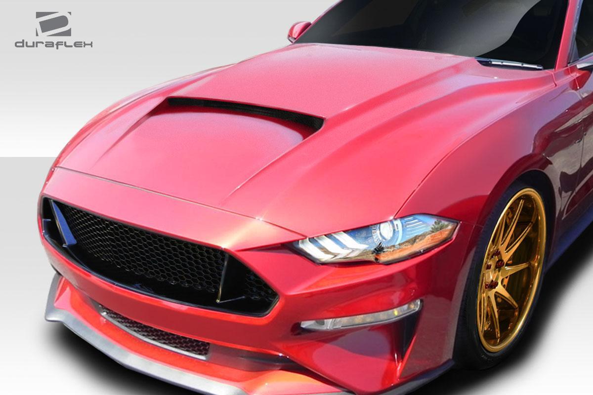 2018-2023 Ford Mustang Duraflex CVX Hood - Image 2