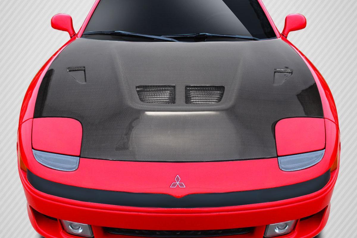 1991-1993 Mitsubishi 3000GT Carbon Creations EVO Carbon Fiber Hood - Image 1