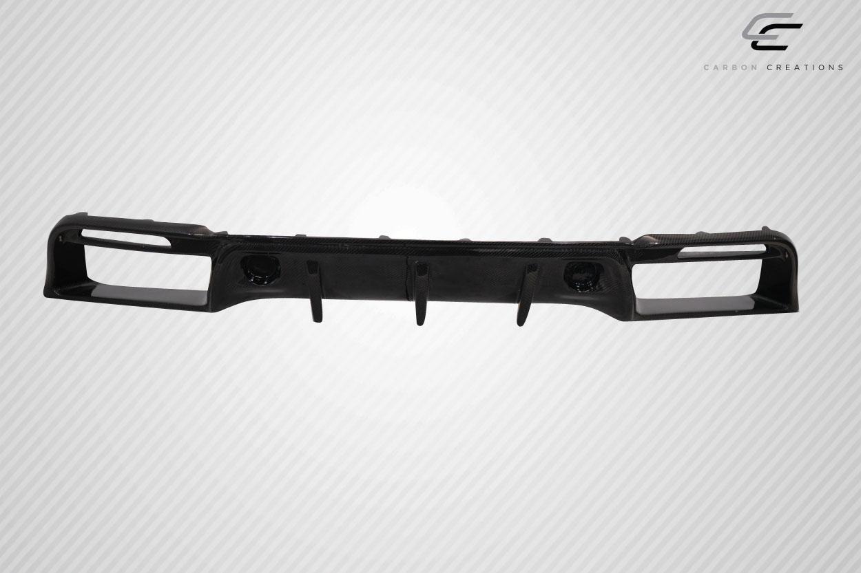 2018-2023 Ford Mustang Carbon Creations Grid Carbon Fiber Rear Lip - Image 3