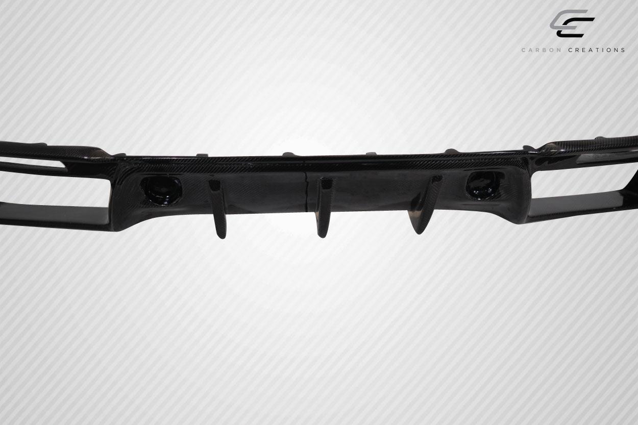 2018-2023 Ford Mustang Carbon Creations Grid Carbon Fiber Rear Lip - Image 6