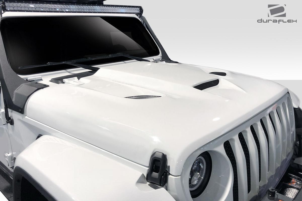 2018-2025 Jeep Wrangler Duraflex Hellcat Hood - Image 2