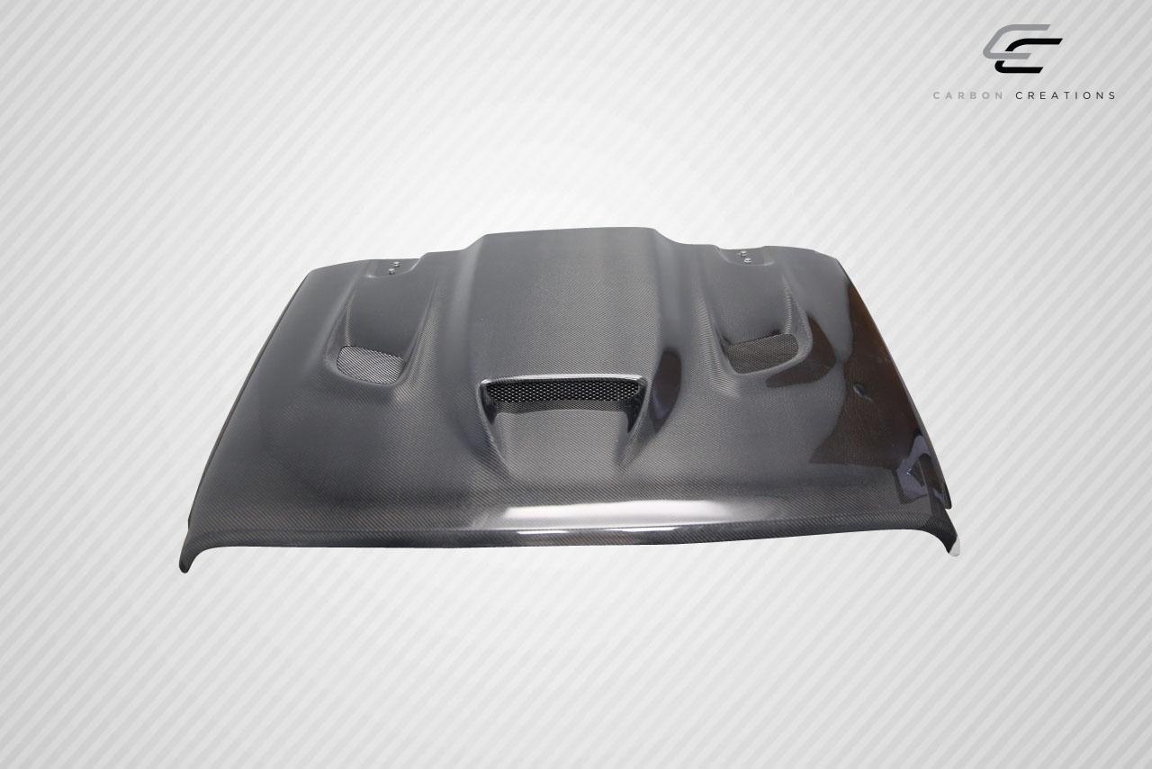 2018-2025 Jeep Wrangler Carbon Creations Hellcat Carbon Fiber Hood - Image 6
