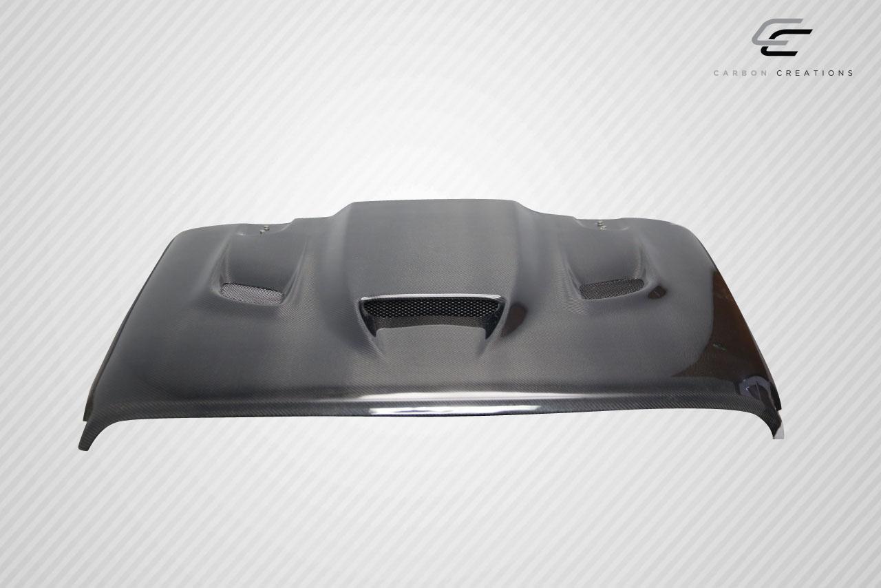 2018-2025 Jeep Wrangler Carbon Creations Hellcat Carbon Fiber Hood - Image 7