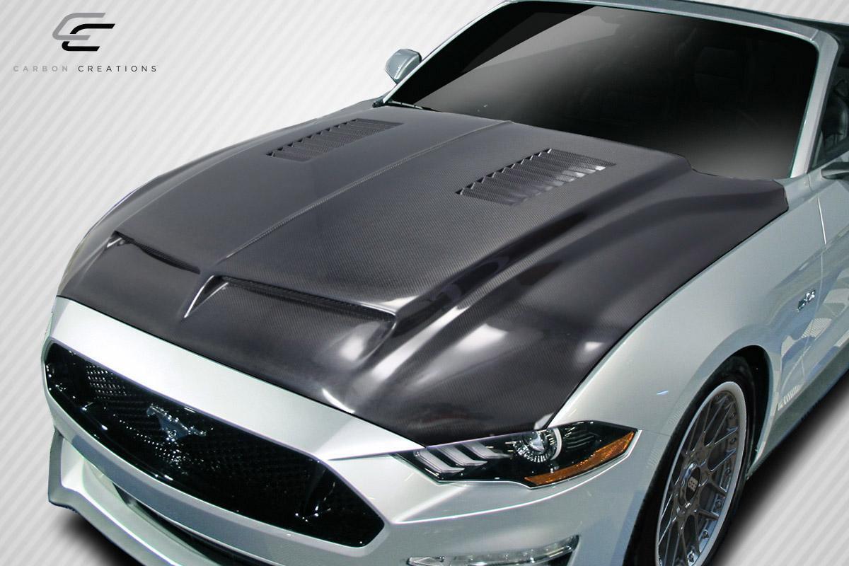 2018-2023 Ford Mustang Carbon Creations GT500 Carbon Fiber Hood - Image 2