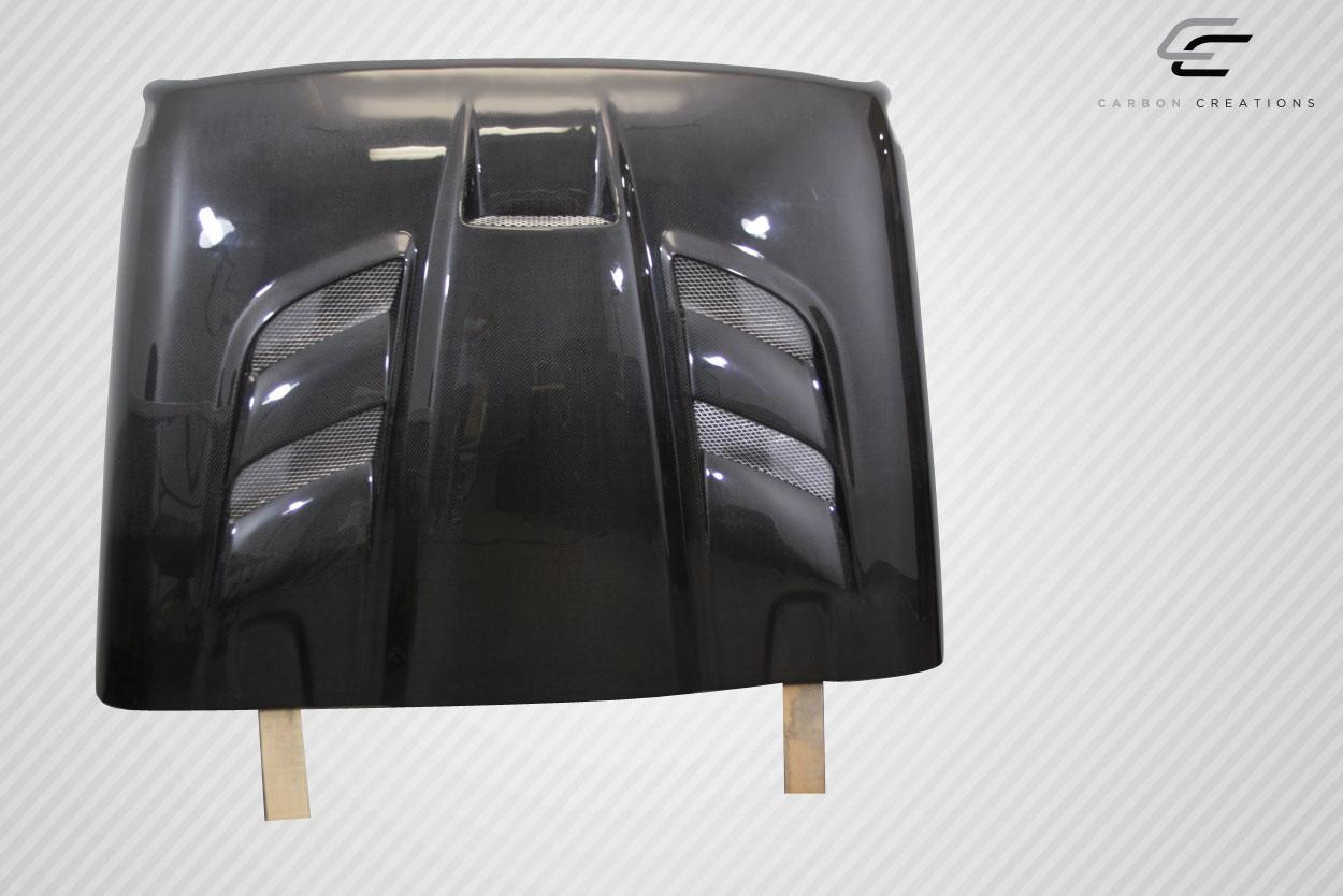 2018-2025 Jeep Wrangler Carbon Creations Viper Carbon Fiber Hood - Image 2