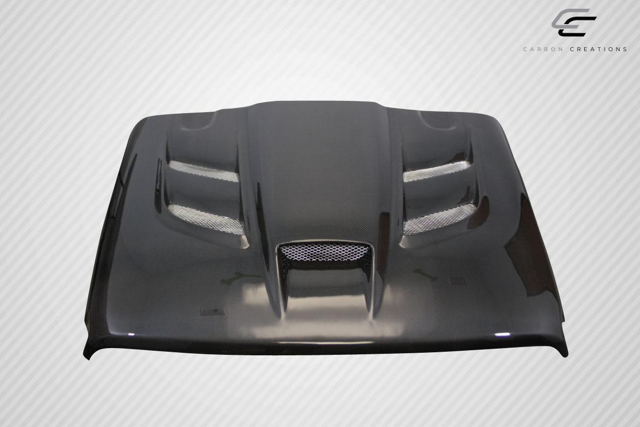 2018-2025 Jeep Wrangler Carbon Creations Viper Carbon Fiber Hood - Image 4