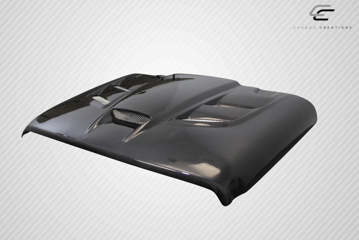 2018-2025 Jeep Wrangler Carbon Creations Viper Carbon Fiber Hood - Image 6
