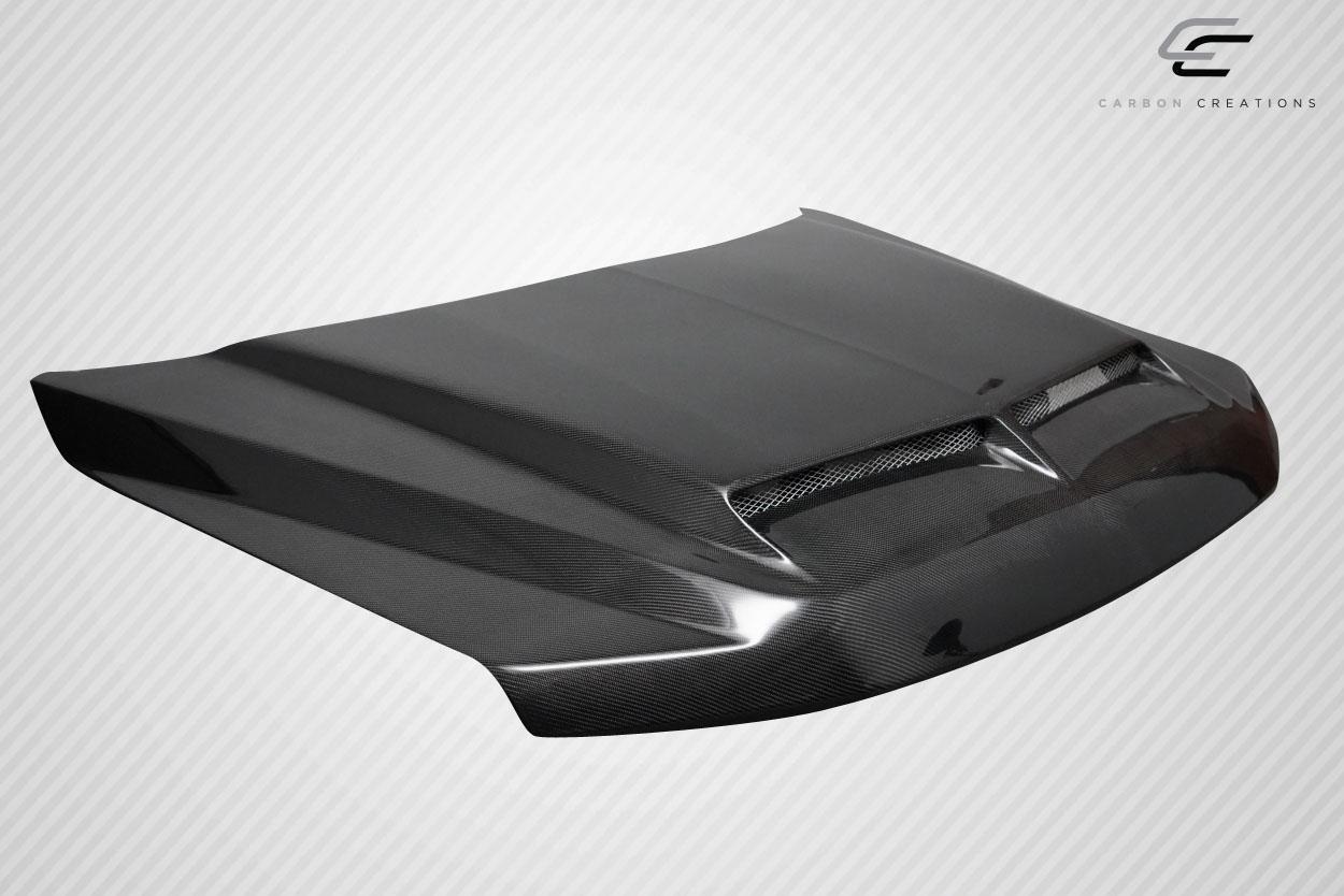 2017-2022 Ford Super Duty Carbon Creations GT500 Carbon Fiber Hood - Image 3