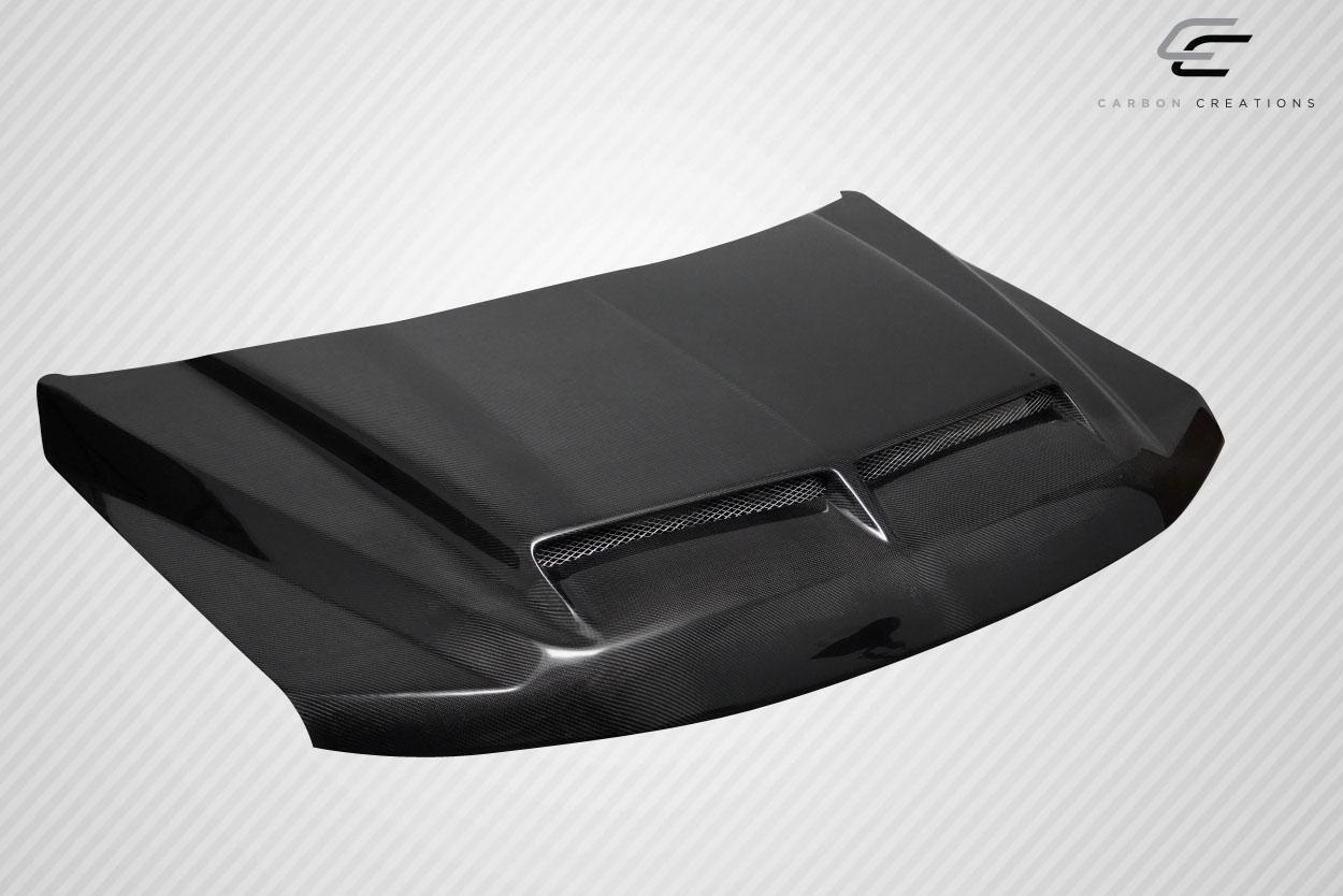 2017-2022 Ford Super Duty Carbon Creations GT500 Carbon Fiber Hood - Image 4