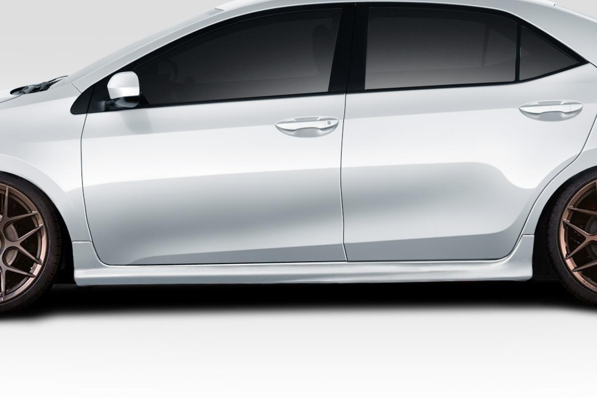 2014-2016 Toyota Corolla Duraflex Zeta Side Skirts - Image 1