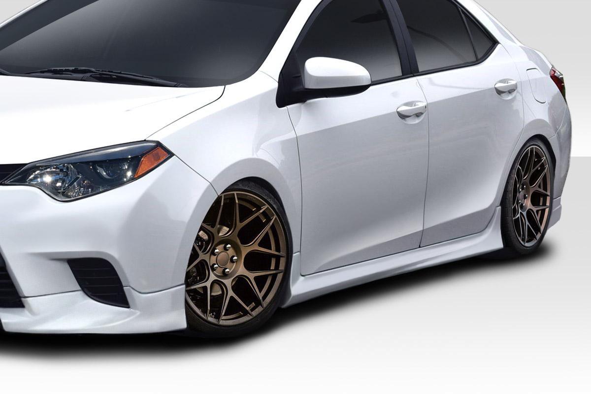 2014-2016 Toyota Corolla Duraflex Zeta Side Skirts - Image 2