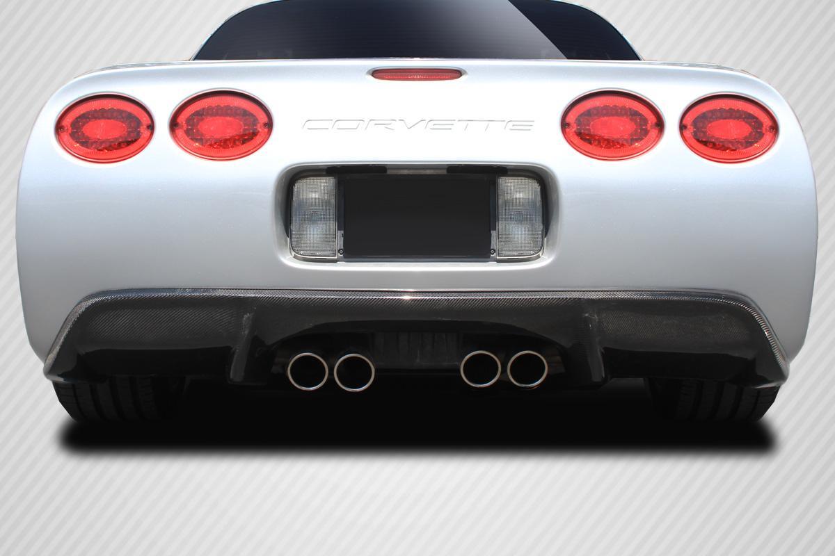 1997-2004 Chevrolet Corvette Carbon Creations ZR2 Carbon Fiber Rear Lip - Image 1