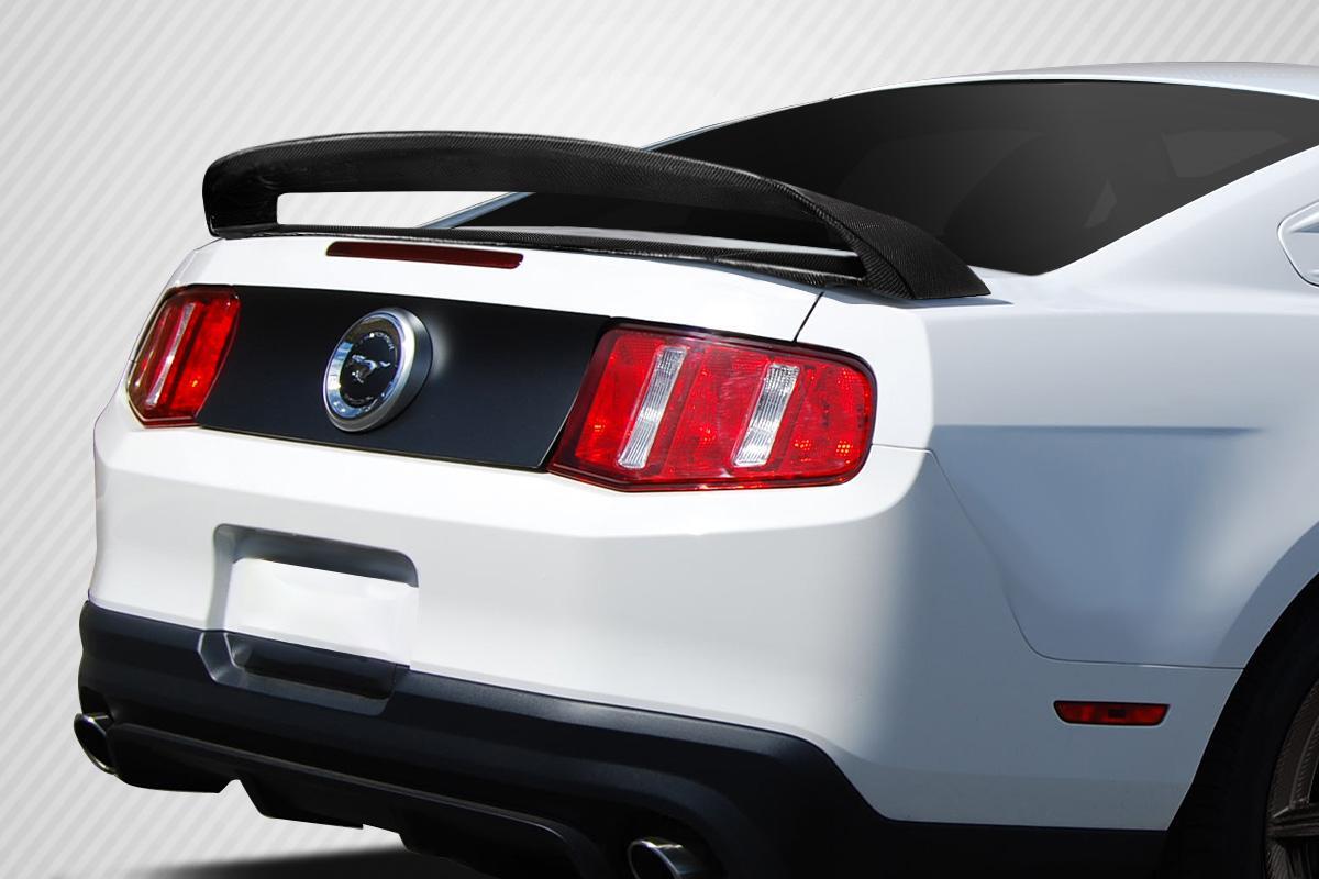 2010-2014 Ford Mustang Carbon Creations GT350 Look Carbon Fiber Rear Wing - Image 2