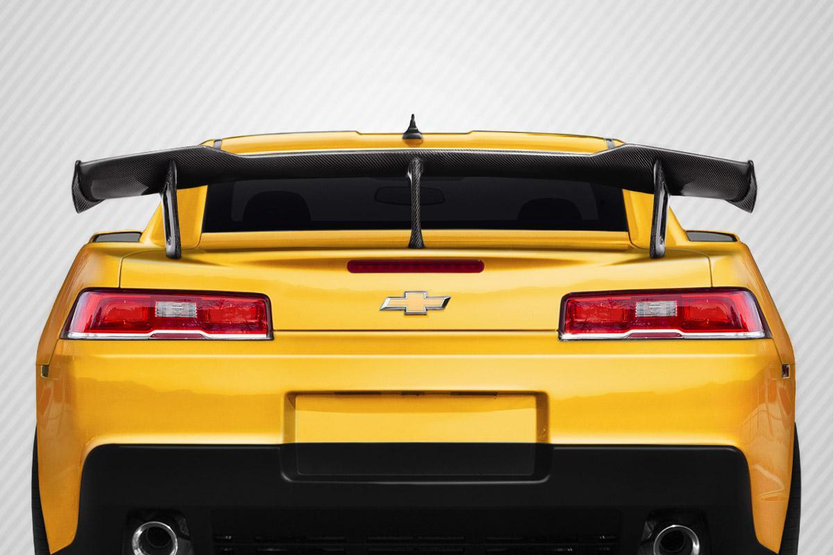 2014-2015 Chevrolet Camaro Carbon Creations ZL1 V2 Look Carbon Fiber Rear Wing - Image 1