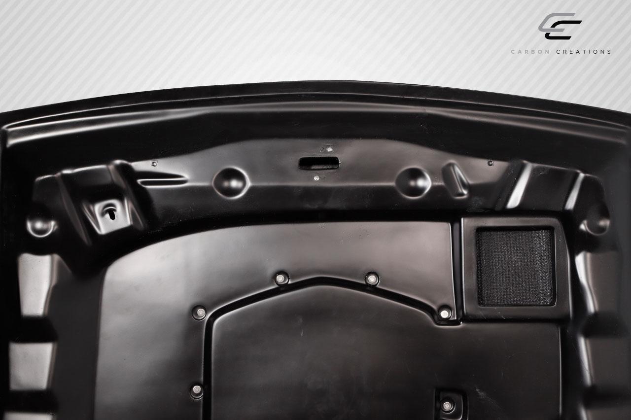 2008-2023 Dodge Challenger Carbon Creations TA Look Carbon Fiber Hood - Image 11