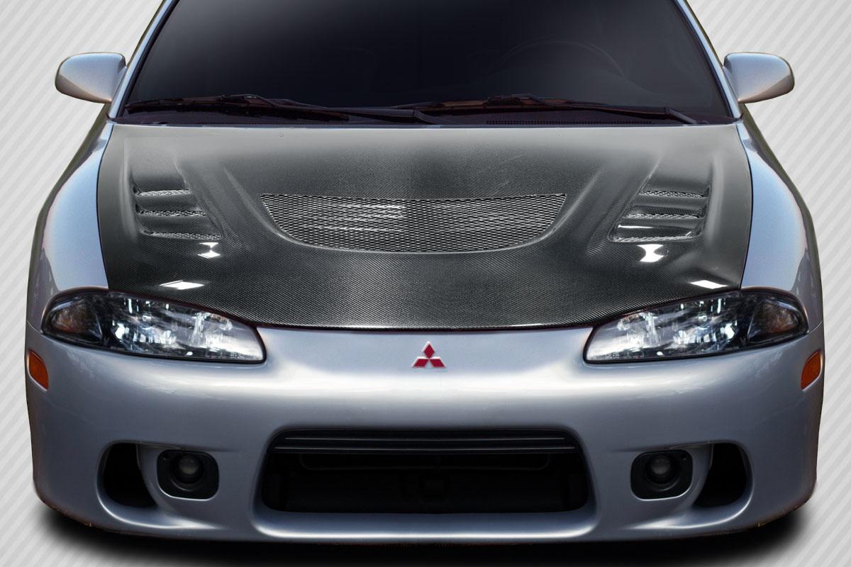 1995-1999 Mitsubishi Eclipse Carbon Creations Evo GT Carbon Fiber Hood - Image 1