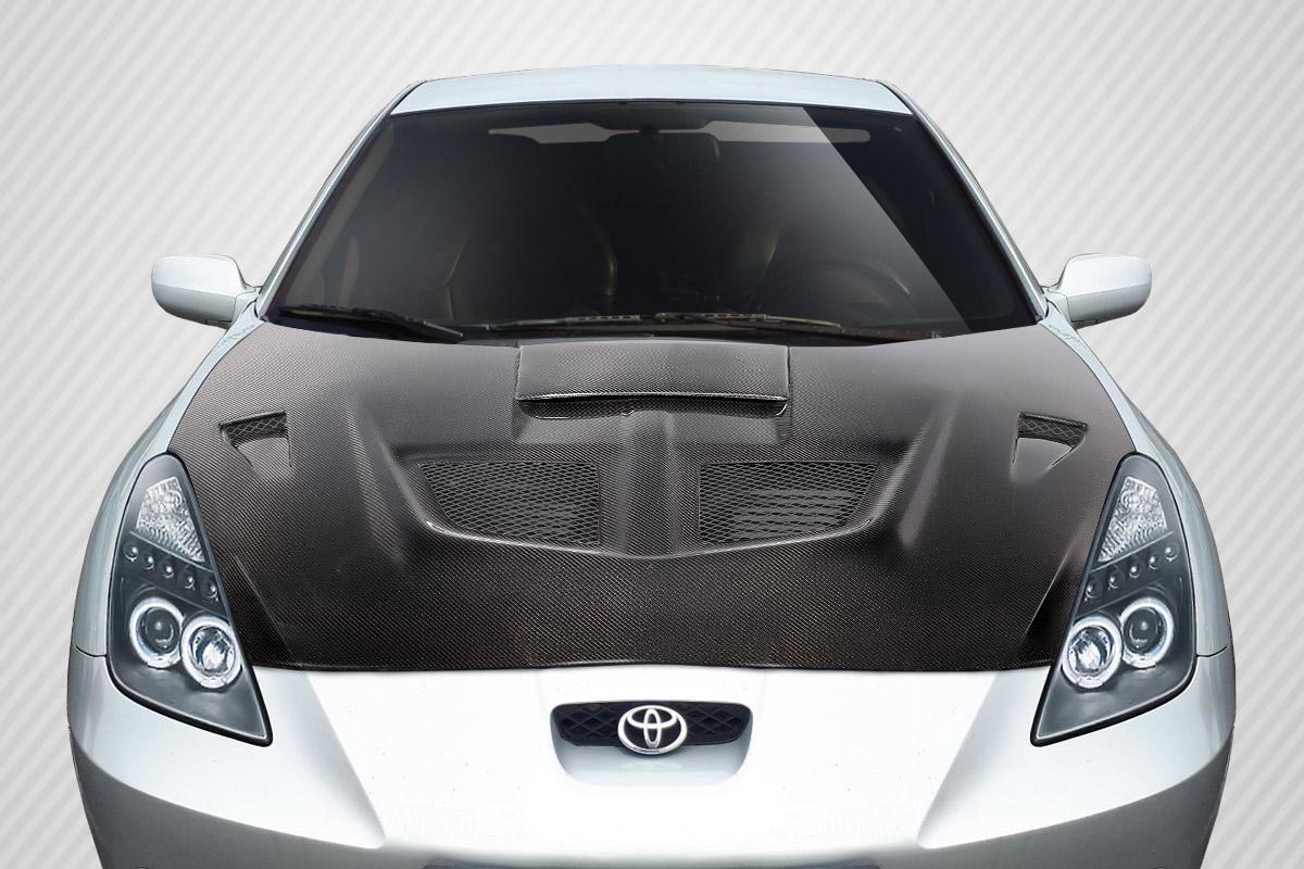 2000-2005 Toyota Celica Carbon Creations Evo GT Carbon Fiber Hood - Image 1