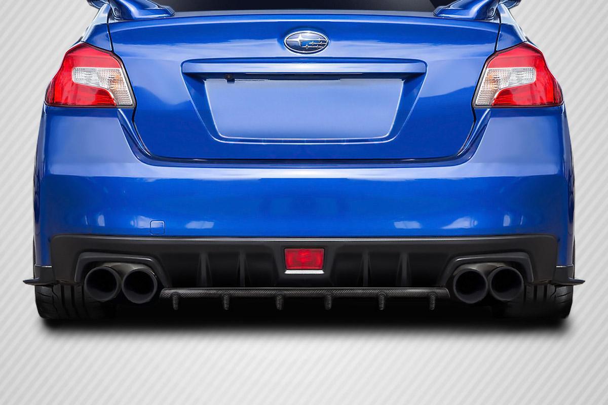 2015-2021 Subaru WRX Carbon Creations C Speed Carbon Fiber Rear Lip - Image 1