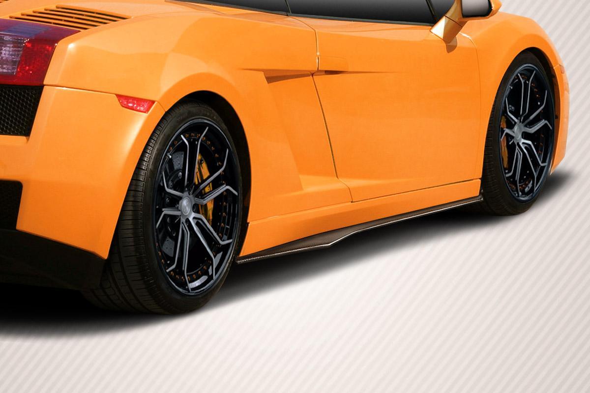 2004-2013 Lamborghini Gallardo Carbon Creations LP570 Look Carbon Fiber Side Skirts - Image 1