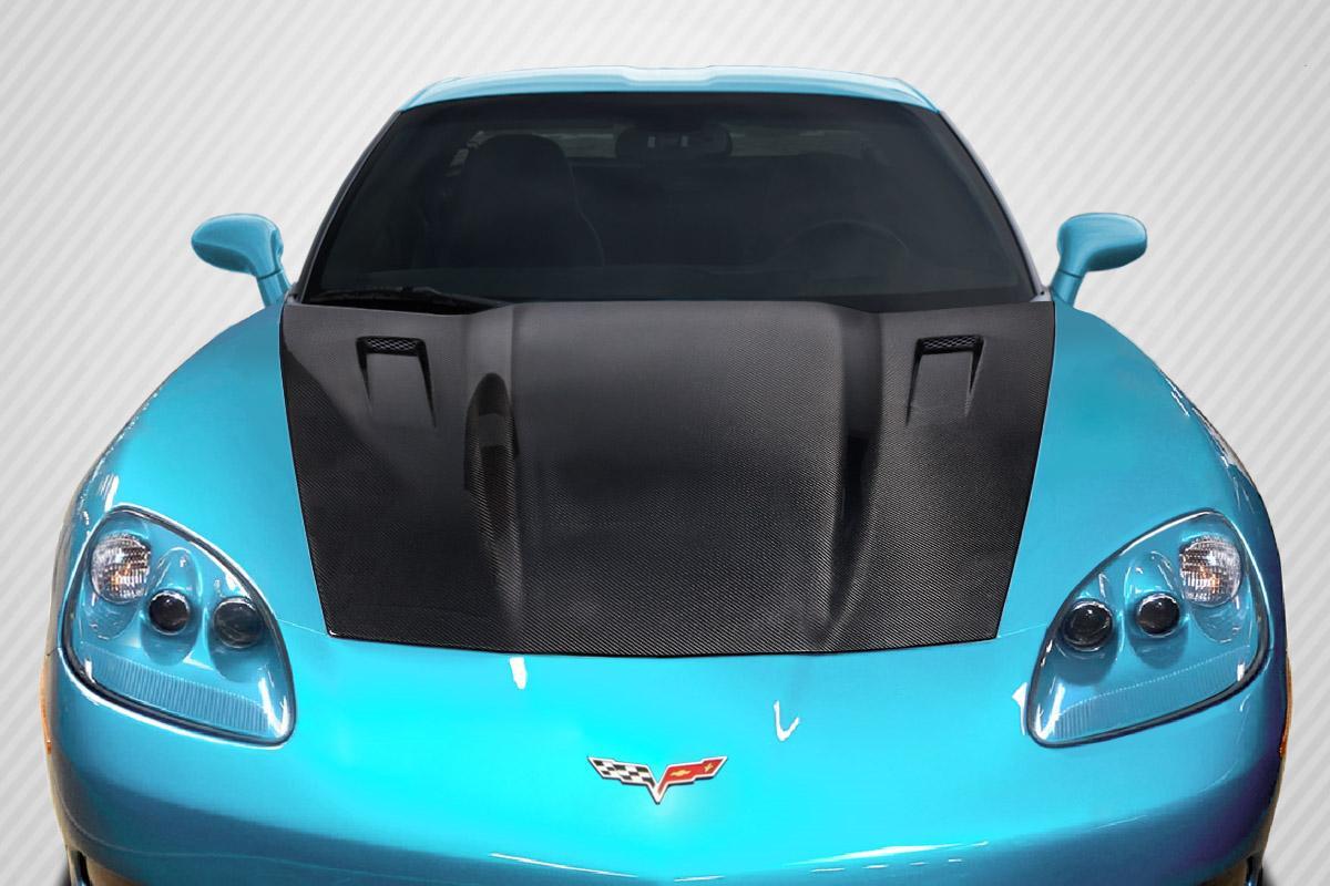 2005-2013 Chevrolet Corvette Carbon Creations RKSV Carbon Fiber Hood - Image 1