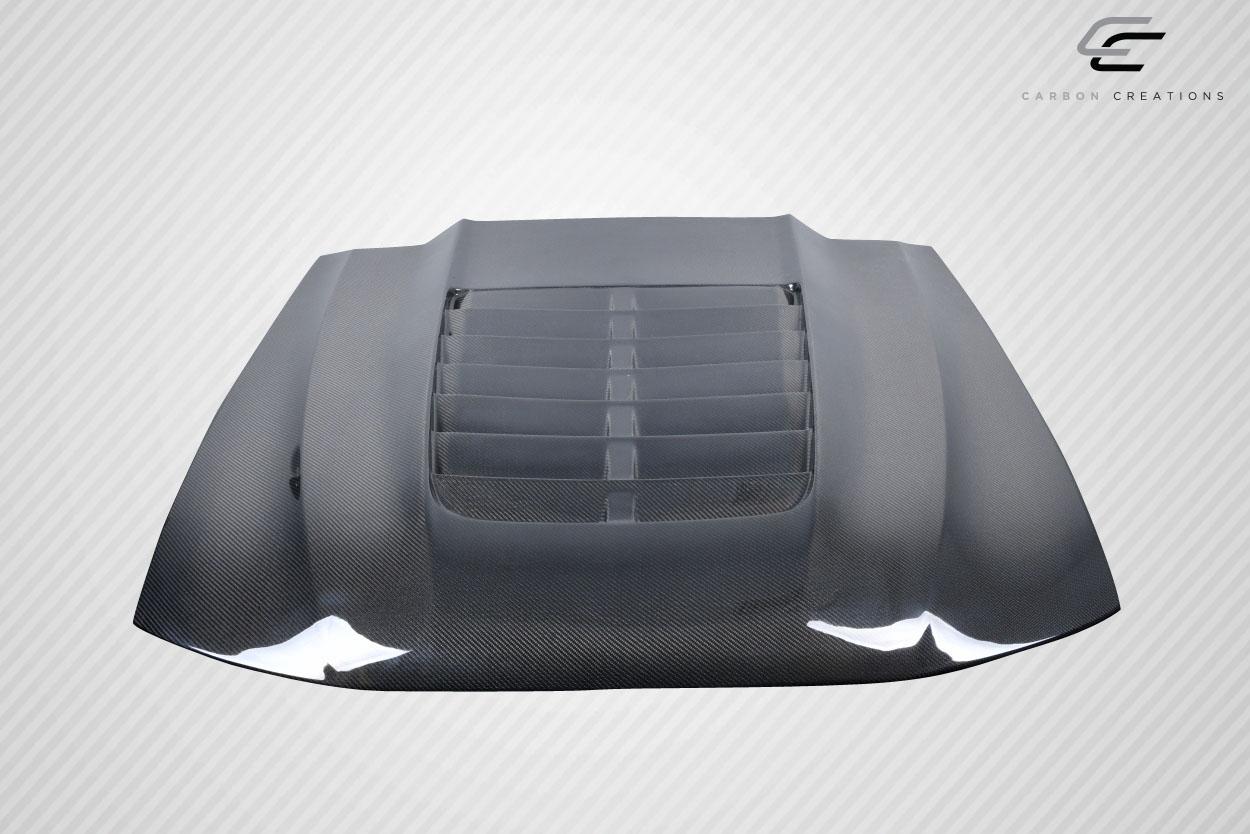1999-2004 Ford Mustang Carbon Creations GT500 V2 Carbon Fiber Hood - Image 2