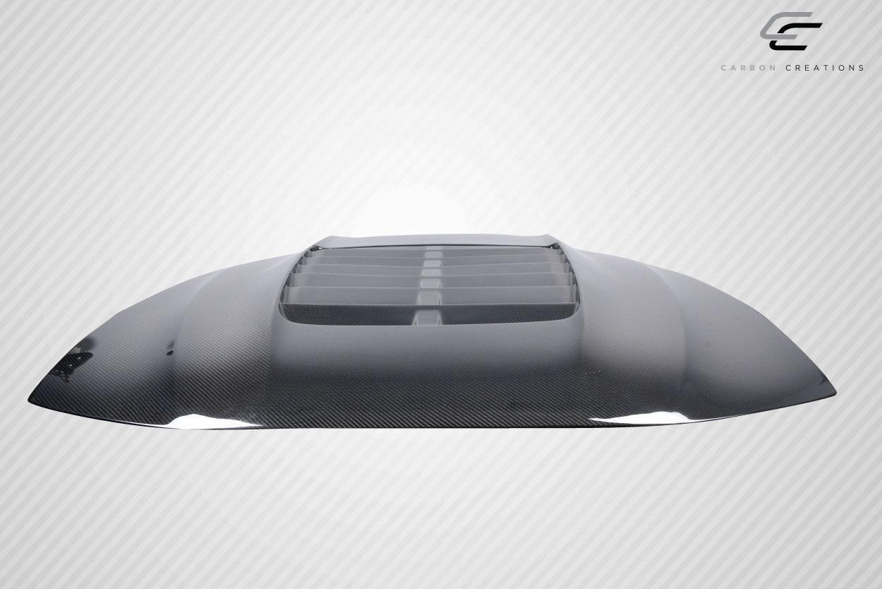 1999-2004 Ford Mustang Carbon Creations GT500 V2 Carbon Fiber Hood - Image 3