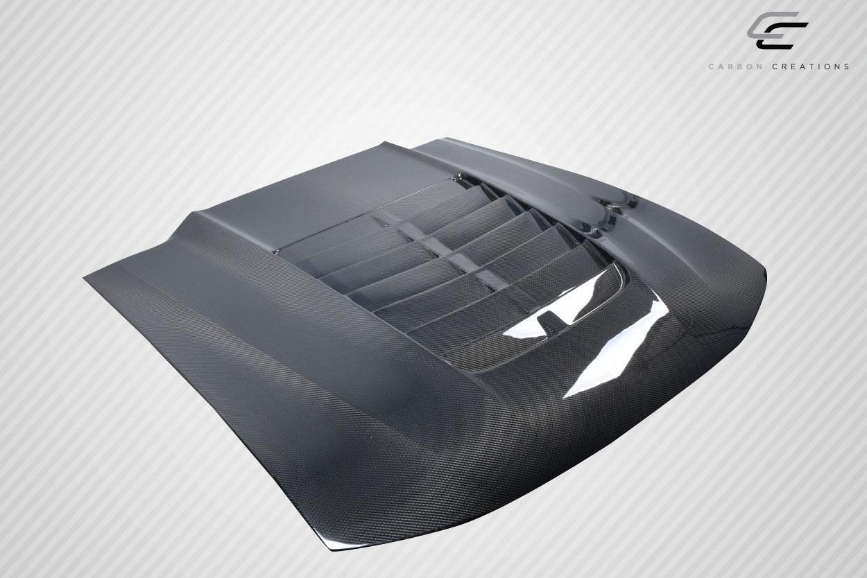 1999-2004 Ford Mustang Carbon Creations GT500 V2 Carbon Fiber Hood - Image 4
