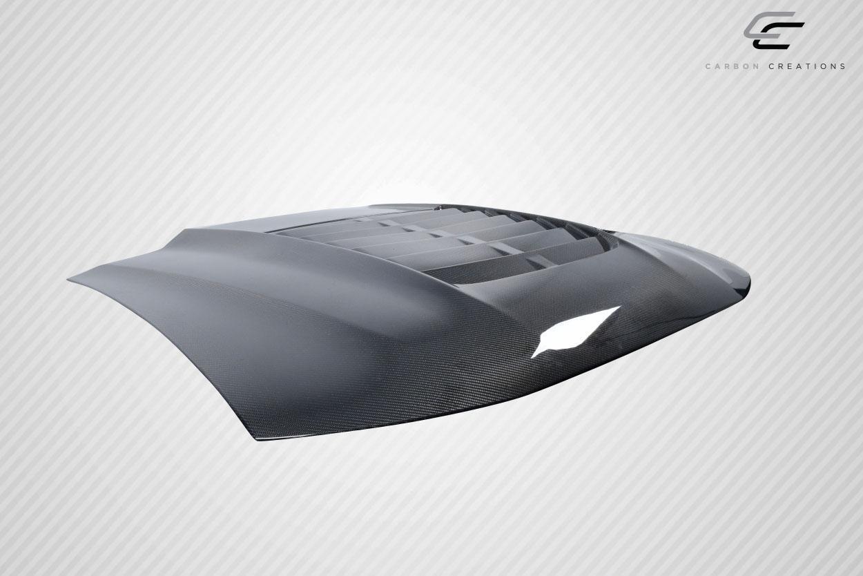 1999-2004 Ford Mustang Carbon Creations GT500 V2 Carbon Fiber Hood - Image 5