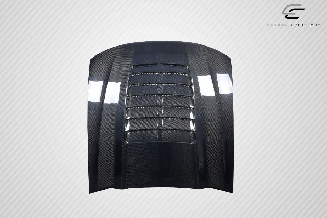 1999-2004 Ford Mustang Carbon Creations GT500 V2 Carbon Fiber Hood - Image 7