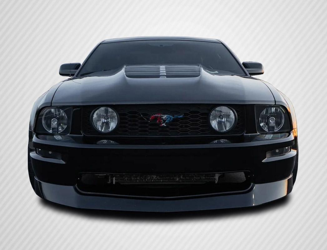 2005-2009 Ford Mustang Carbon Creations GT500 V2 Carbon Fiber Hood - Image 1