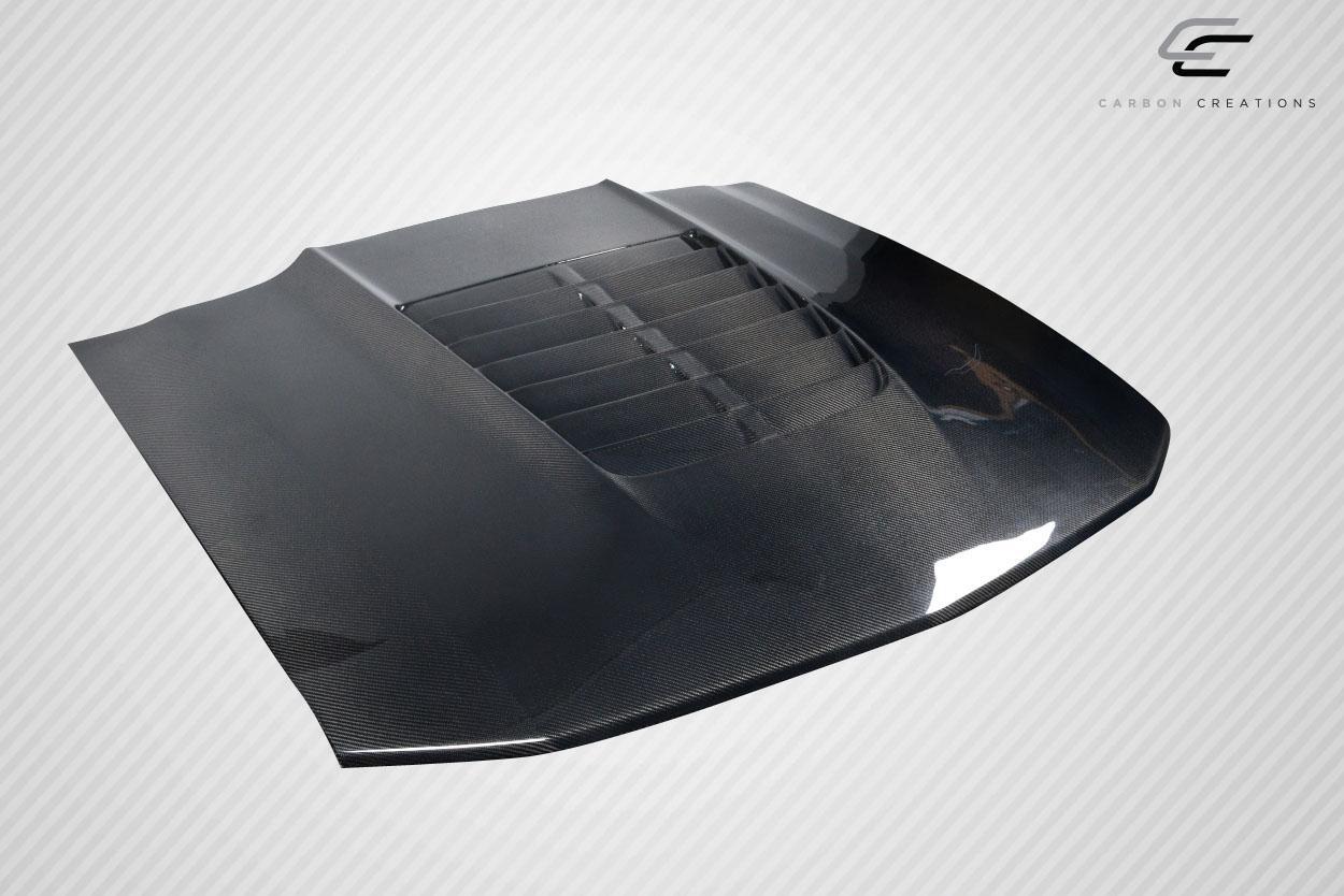 2005-2009 Ford Mustang Carbon Creations GT500 V2 Carbon Fiber Hood - Image 7