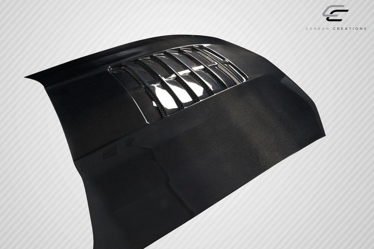 2005-2009 Ford Mustang Carbon Creations GT500 V2 Carbon Fiber Hood - Image 8