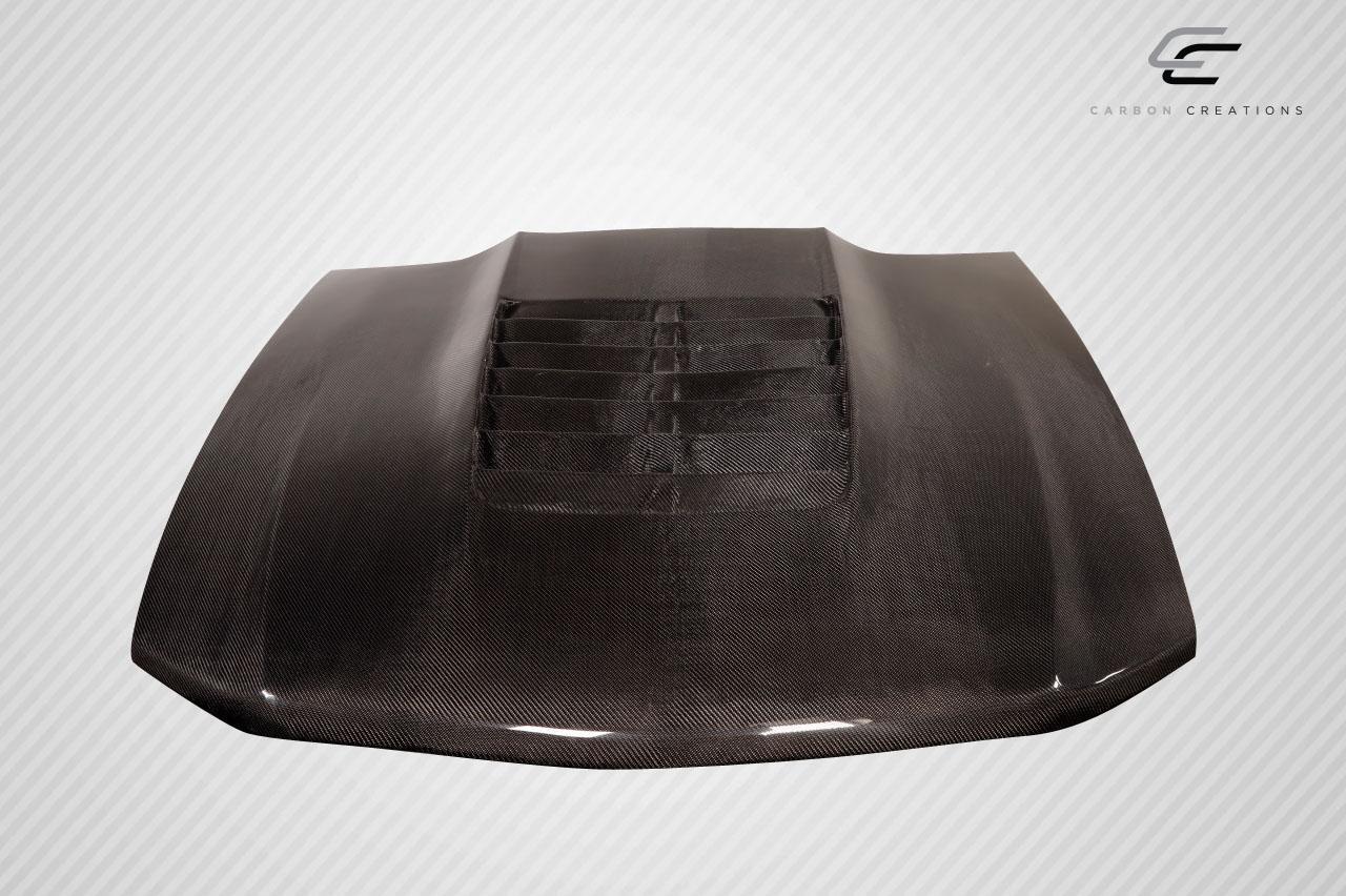 2010-2012 Ford Mustang Carbon Creations GT500 V2 Carbon Fiber Hood - Image 2