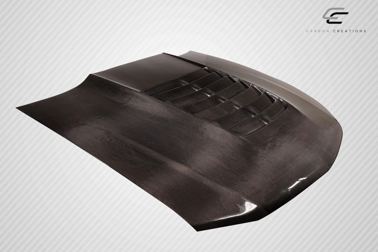 2010-2012 Ford Mustang Carbon Creations GT500 V2 Carbon Fiber Hood - Image 3