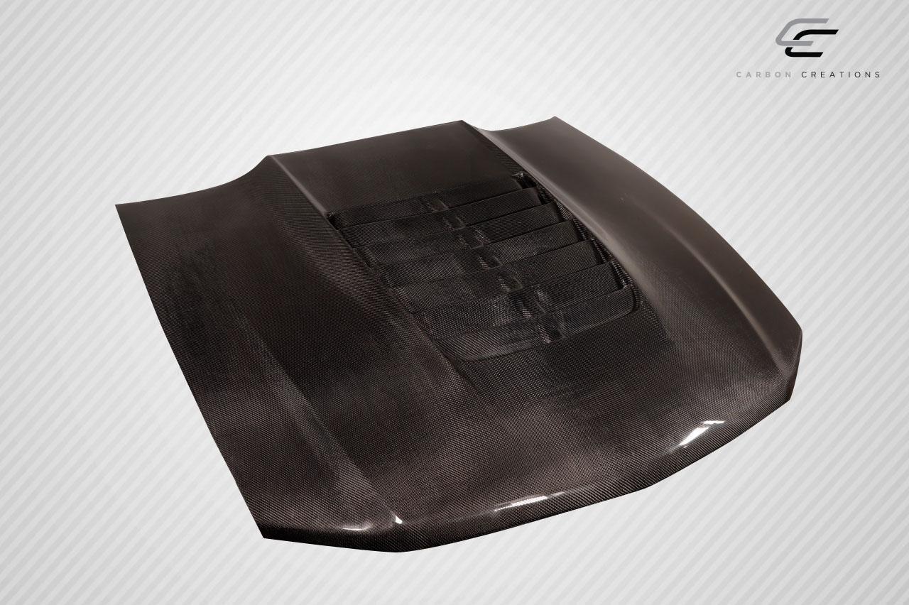 2010-2012 Ford Mustang Carbon Creations GT500 V2 Carbon Fiber Hood - Image 5