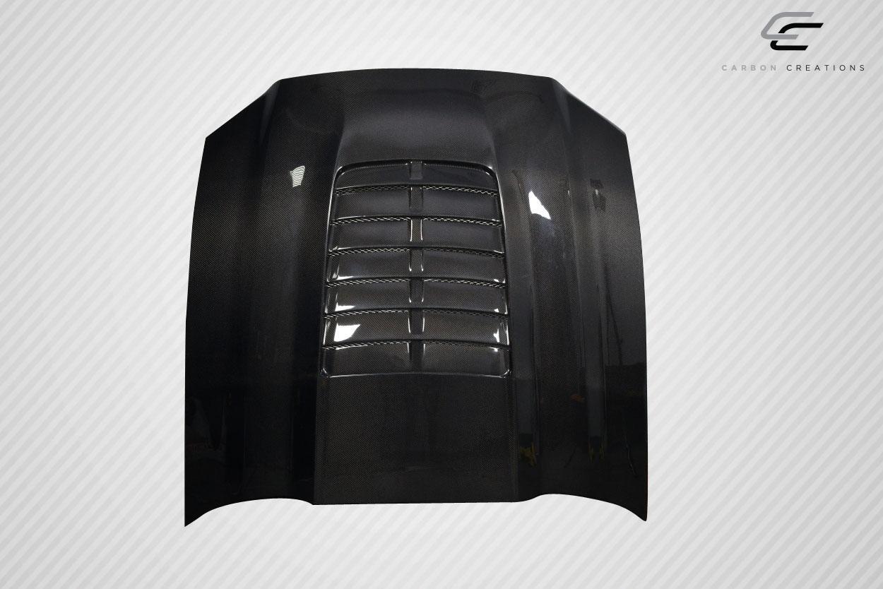 2013-2014 Ford Mustang Carbon Creations GT500 V2 Carbon Fiber Hood - Image 9