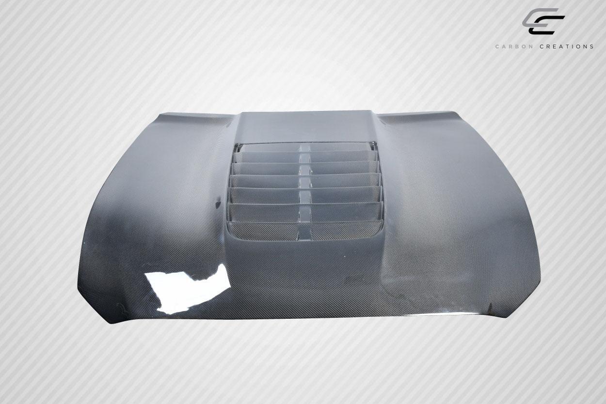 2015-2017 Ford Mustang Carbon Creations GT500 V2 Carbon Fiber Hood - Image 2