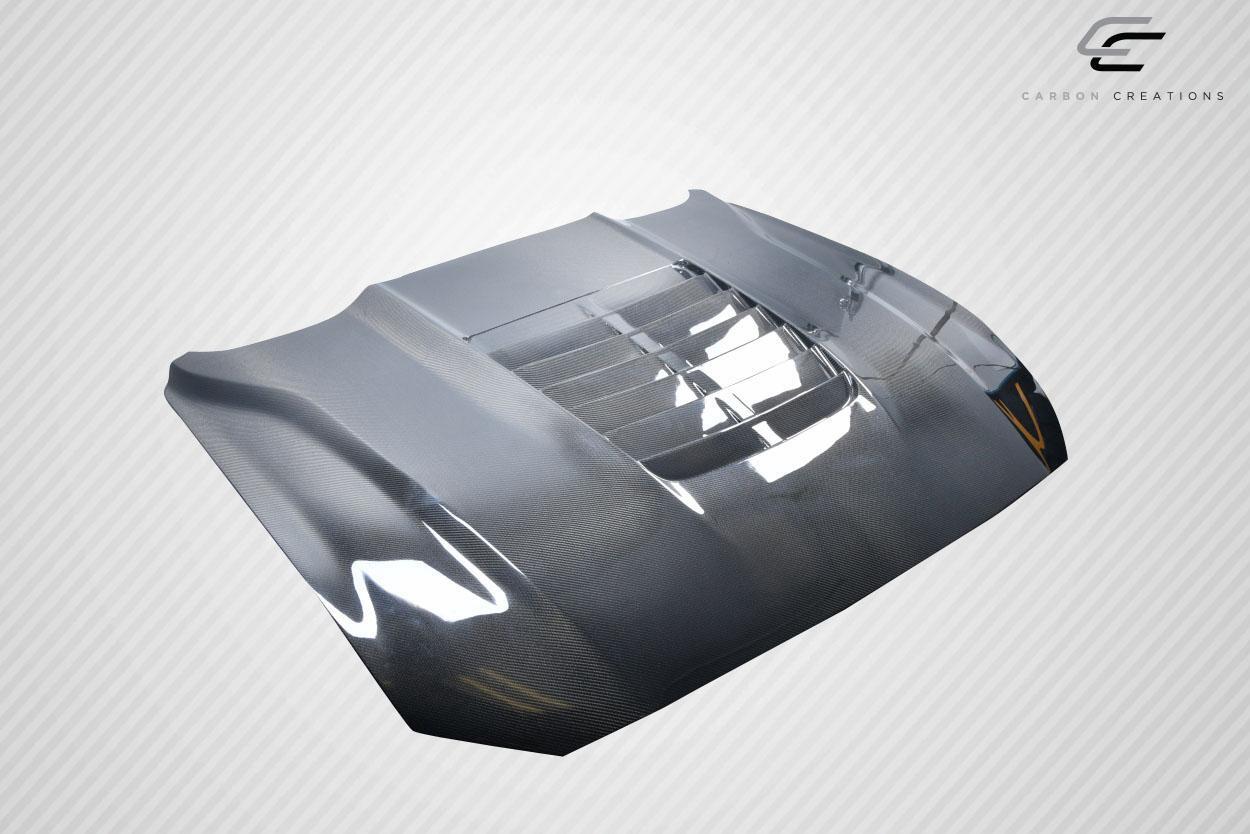 2018-2023 Ford Mustang Carbon Creations GT500 V2 Carbon Fiber Hood - Image 3
