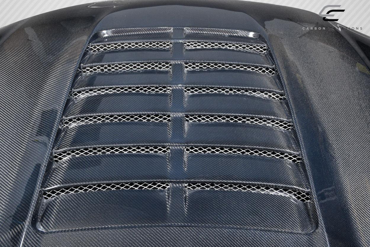 2018-2023 Ford Mustang Carbon Creations GT500 V2 Carbon Fiber Hood - Image 4