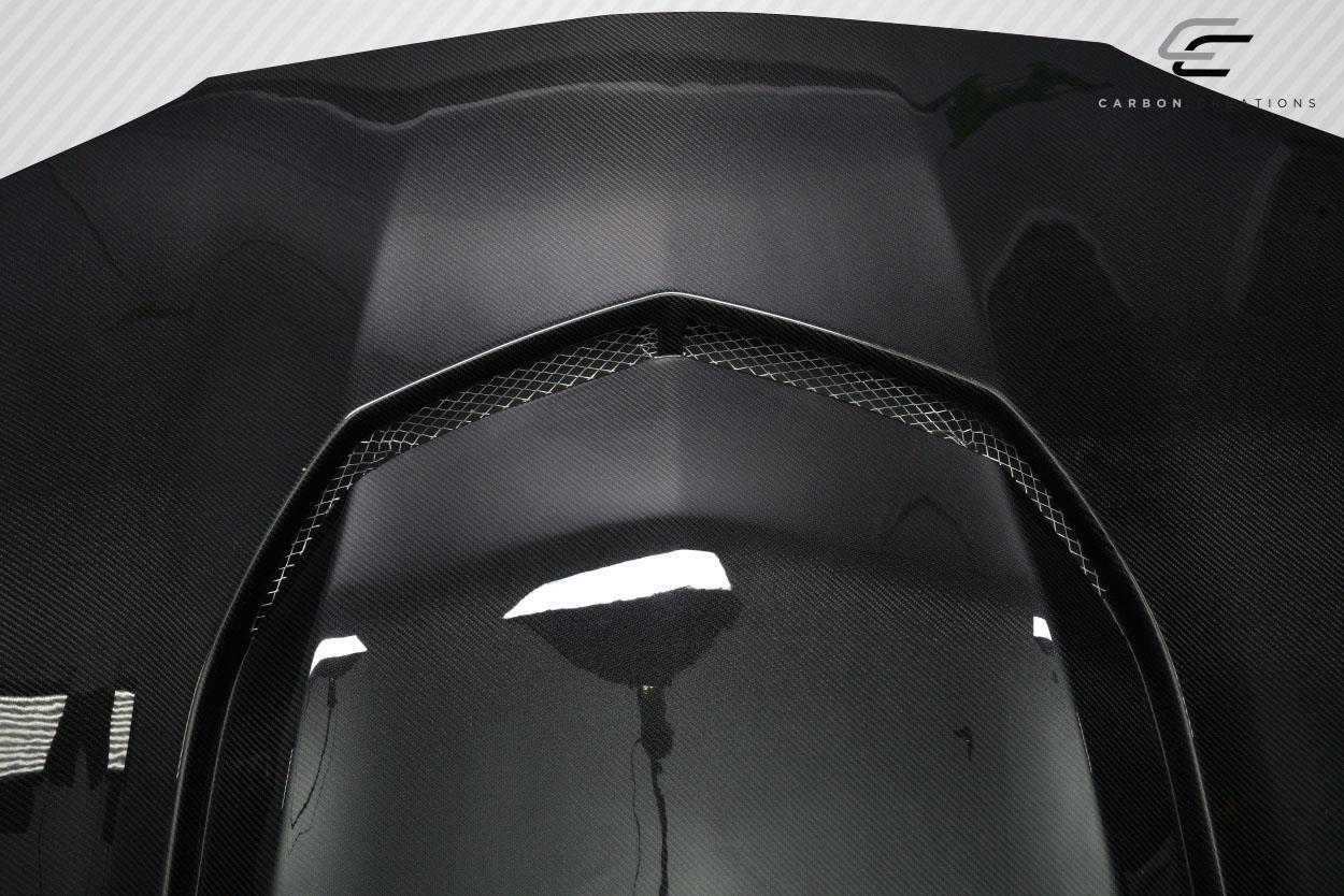 1993-1997 Chevrolet Camaro Carbon Creations ZL1 Version 2 Carbon Fiber Hood - Image 5