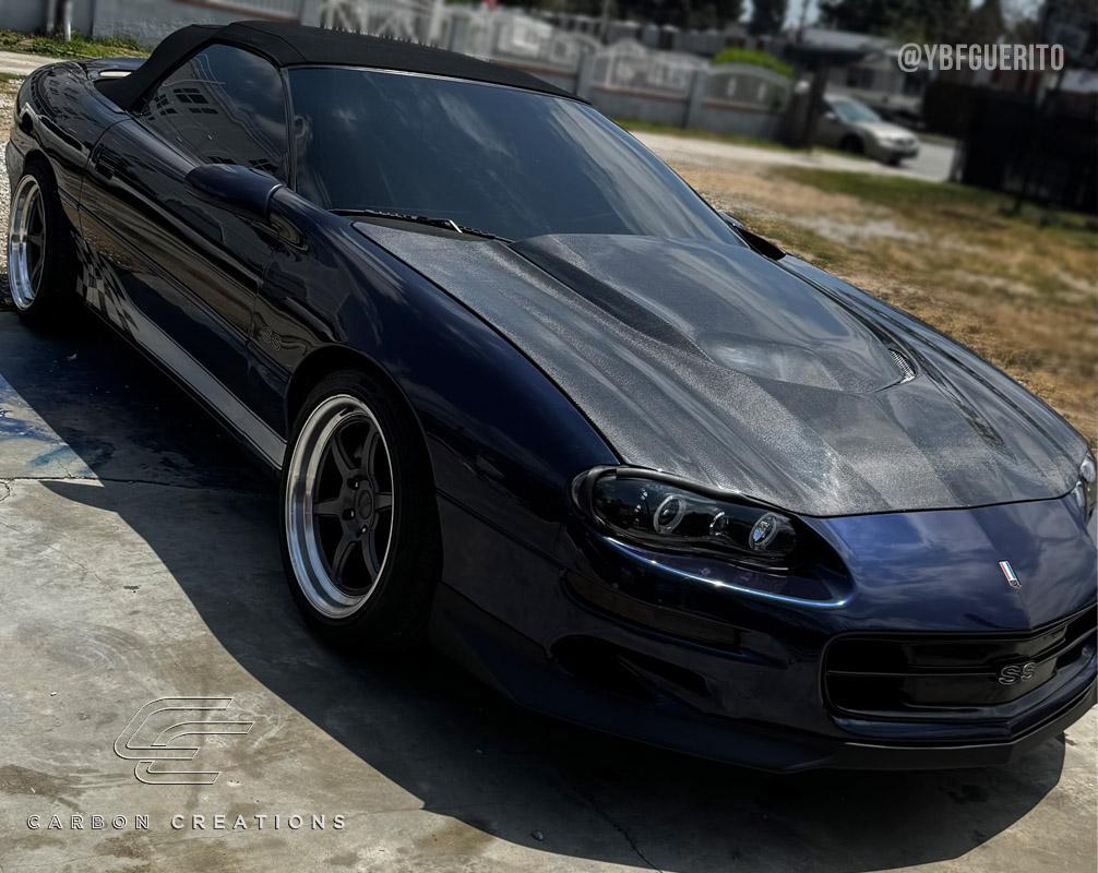 1998-2002 Chevrolet Camaro Carbon Creations ZL1 Version 2 Carbon Fiber Hood - Image 1
