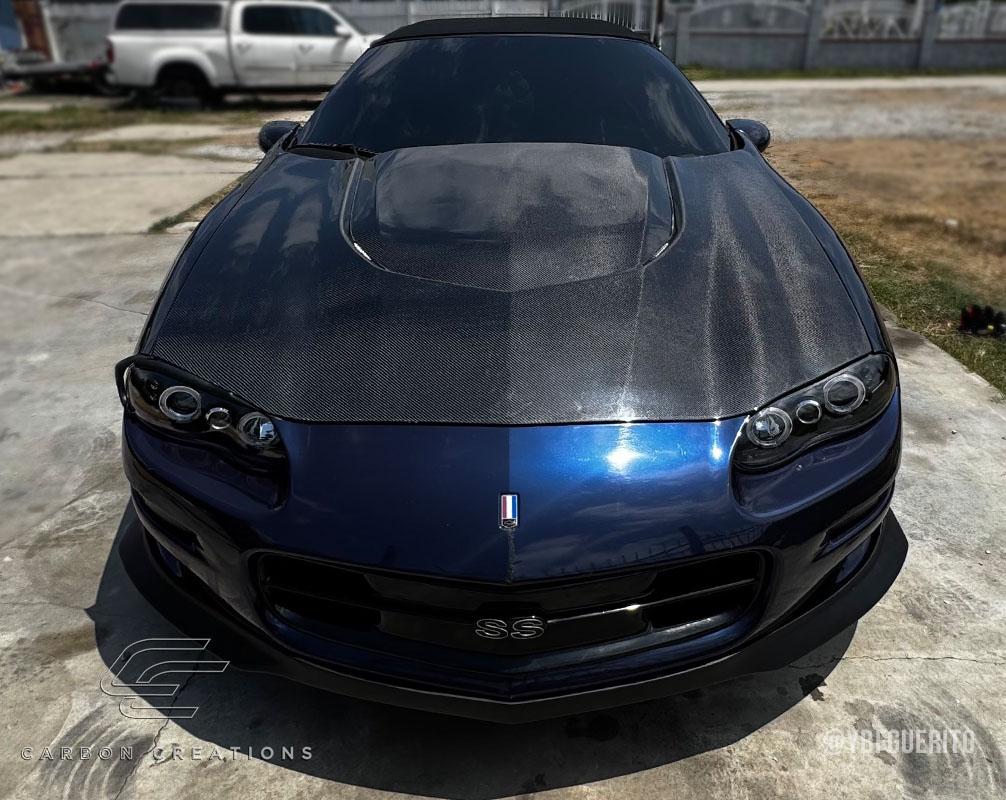 1998-2002 Chevrolet Camaro Carbon Creations ZL1 Version 2 Carbon Fiber Hood - Image 2