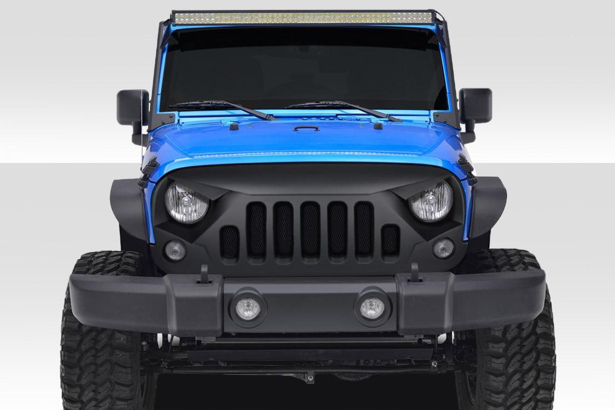 2007-2018 Jeep Wrangler Duraflex Predator Grille - Image 1
